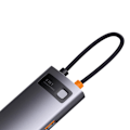 Miniatyrbillede 4 af 11: BASEUS HUB 8IN1 USB-C TIL USB-C PD / 3X USB-A / HDMI / RJ-45 / SD TF GRÅ
