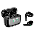Miniatyrbild 1 av 10: AWEI Bluetooth 5.1 T29P TWS hörlurar + dockningsstation svart/svart