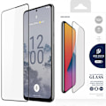 Miniatyrbillede 1 af 7: DUX DUCIS HOLDBART HÆRDET GLAS 9H TIL NOKIA X30 MED SORT RAMME