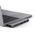 Miniatyrbild 9 av 10: ADAPTERHUB USB-C USB THUNDERBOLT HDMI 4K ADAPTER FOR MACBOOK PRO AIR