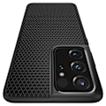 Miniatyrbillede 4 af 9: SPIGEN LIQUID AIR GALAXY S21 ULTRA MAT SORT