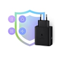 Miniatyrbild 8 av 8: Samsung Power Adapter Duo EP-T5020XBEGEU nettverkslader 2x USB-C 50W - svart