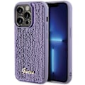 Miniatyrbild 2 av 8: Guess Sequin Script metalldeksel til iPhone 15 Pro - lilla