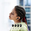 Miniatyrbild 5 av 7: TWS ANC Ugreen WS106 HiTune T3 trådløse hodetelefoner - Svart