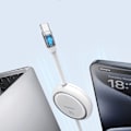 Miniatyrbild 5 av 10: Baseus Free2Draw Mini USB-C - USB-C 100 W 1 m uttrekkbar kabel - hvit
