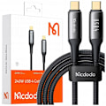 Miniatyrbild 1 av 10: MCDODO USB-C-KABEL SNABBLADDNING THUNDERBOLT 4 40GBPS 240W USB TYPE C 1M