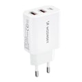 Miniatyrbild 1 av 11: Wozinsky CWCUCW 30W USB-C / 2 x USB-A vegglader - hvit