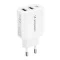 Wozinsky CWCUCW 30W USB-C / 2 x USB-A vegglader - hvit