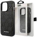 Miniatyrbillede 1 af 7: KARL LAGERFELD MONOGRAM PLAQUE COVER TIL IPHONE 13 PRO MAX - SORT