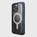 Miniatyrbild 6 av 8: Raptic X-Doria Secure Case for iPhone 14 Pro Max med MagSafe pansret blått deksel