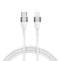 Wozinsky WSTCL1 Lightning / USB-C PD 27W kabel 1 m - vit