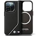Miniatyrbillede 2 af 2: BMW PERFORERET TWISTED LINE MAGSAFE TASKE TIL IPHONE 15/14/13 - SORT