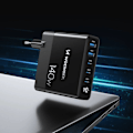 Miniatyrbild 8 av 11: Wozinsky CGWCB 140W GaN vegglader 3 x USB-C / 2 x USB-A - svart