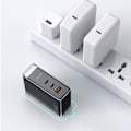 Miniatyrbild 3 av 11: MCDODO SNABBLADDARE STRÖMFÖRSÖRJNING CUBE 3X USB-C PD USB-A GAN 100W