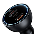 Miniatyrbild 4 av 11: Baseus rask USB / USB Type C billader 160W PPS Quick Charge 5 PD grå (TZCCZM-0G)