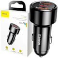 Miniatyrbild 1 av 10: Baseus Magic Series Dual QC - Quick Charge 3.0 billader 2x USB 45W 6A svart (CCMLC20A-01)