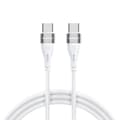 Wozinsky WSTCC2 USB-C / USB-C PD 65W kabel 2 m - vit