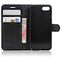 Miniatyrbild 5 av 6: Litchi Case Cover Till Iphone 7 8 Se 2020 Svart Silikon