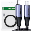 Miniatyrbild 1 av 2: Ugreen US355 USB-C 3.1 Gen 2 / USB-C 3.1 Gen 2-kabel 1 m - svart
