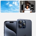 Miniatyrbillede 4 af 5: SPIGEN OPTIK.TR EZ FIT KAMERABESKYTTER TIL IPHONE 14 PRO / PRO MAX / 15 PRO / PRO MAX - TITANIUM BLÅ 2 STK.