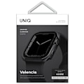 Miniatyrbild 4 av 4: UNIQ veske Valencia Apple Watch Series 4/5/6/7/8/SE/SE2 45/44mm. grafitt/grafitt
