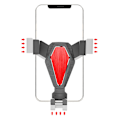 Miniatyrbillede 4 af 10: GRAVITY BILHOLDER TIL EN SMARTPHONE PÅ NETTET? LUFTVENTIL SORT (YC07)
