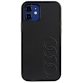 Miniatyrbild 3 av 8: Audi syntetisk skinnveske til iPhone 12 / iPhone 12 Pro - svart AU-TPUPCIP12P-TT/D1-BK