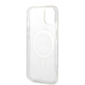 Miniatyrbild 8 av 11: Guess sett MagSafe lader + etui for iPhone 14 Plus 6.7 hvit marmortelefon (GUBPP14MHMEACSH)