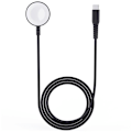 Miniatyrbillede 3 af 9: CHOETECH 5W TRÅDLØS OPLADER TIL APPLE WATCH + USB-C KABEL SORT