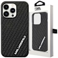 Miniatyrbillede 1 af 2: KARL LAGERFELD 3D RUBBER MULTI LOGO COVER TIL IPHONE 11 / XR - SORT