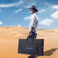 Miniatyrbillede 5 af 9: CHOETECH SOLLADER SOL TURIST FOLKBAR 160W SORT