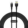 Miniatyrbild 7 av 11: Baseus Flash 2 USB-A / USB-C kabel 100W 2 m - svart