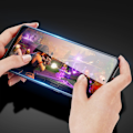 Miniatyrbillede 6 af 7: DUX DUCIS HOLDBART HÆRDET GLAS 9H TIL NOKIA X30 MED SORT RAMME
