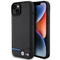 Miniatyrbillede 1 af 8: BMW LÆDER CARBON ETUI TIL IPHONE 15 PLUS - SORT