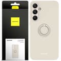 Spacecase Silikon Ringfodral För Samsung Galaxy A35 5G Bonecase