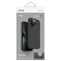 Miniatyrbild 8 av 8: UNIQ Lino Hue iPhone 14 Pro 6.1 deksel Magclick Lader grå/karbon grå
