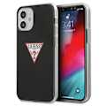 Miniatyrbild 2 av 4: Guess GUHCP12SPCUCTLBK iPhone 12 mini 5.4 svart/svart hardt deksel Triangle Collection