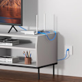 Miniatyrbild 10 av 11: Baseus High Speed ​​​​Cat 6 RJ-45 1000Mb/s Ethernet-kabel 2m rund - blå