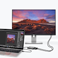 Miniatyrbillede 5 af 6: CHOETECH ADAPTER ADAPTER SPLITTER USB C THUNDERBOLT 3-2X DP 4K 60HZ