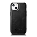 Miniatyrbillede 2 af 11: ICARER CASE CASE LÆDERCOVER MED MAGSAFE TIL IPHONE 14+ SORT