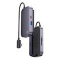 Miniatyrbillede 2 af 11: BASEUS UNIVERSAL USB HUB TIL TABLET / SMARTPHONE 6IN1 USB-C MØRKEGRÅ
