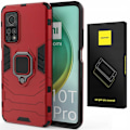 Miniatyrbild 1 av 11: Spacecase X-Ring Fodral För Xiaomi Mi 10T 10T Pro Red