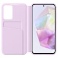 Miniatyrbild 4 av 5: Samsung Smart View Wallet EF-ZA356CVEGWW deksel med klaff til Samsung Galaxy A35 - lilla
