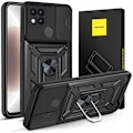 Miniatyrbild 1 av 9: Spacecase Case Cover För Oppo A15 A15S Svart Sc Camring