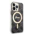Miniatyrbild 5 av 11: Guess sett MagSafe lader + etui for iPhone 13 Pro Max 6.7 svart 4G Print (GUBPP13XH4EACSK)