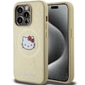 Miniatyrbillede 2 af 2: HELLO KITTY LÆDER KITTY HEAD MAGSAFE ETUI TIL IPHONE 14 PRO - GULD
