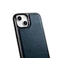 Miniatyrbillede 4 af 11: ICARER CASE LÆDERCASE MED MAGSAFE TIL IPHONE 14 PLUS BLÅ