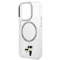 Miniatyrbillede 6 af 8: KARL LAGERFELD IKONISK KARL&CHOUPETTE MAGSAFE ETUI TIL IPHONE 13 PRO - GENNEMSIGTIG