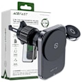 Miniatyrbillede 1 af 8: ACEFAST BILHOLDER MED INDUKTIV OPLADER/QI+USB KABEL USB-C SORT