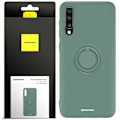 Miniatyrbild 1 av 11: Spacecase Silikonecase Ring För Samsung Galaxy A70 Green Cover